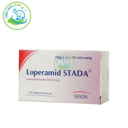 Loperamid Stada - Hộp 5 vỉ x 10 viên